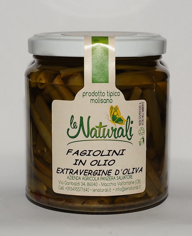 Fagiolini in olio d'oliva