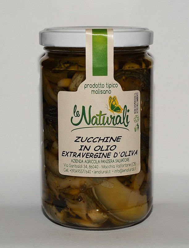 Zucchine in olio d'oliva